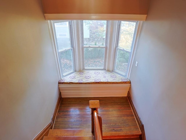 details featuring wood-type flooring