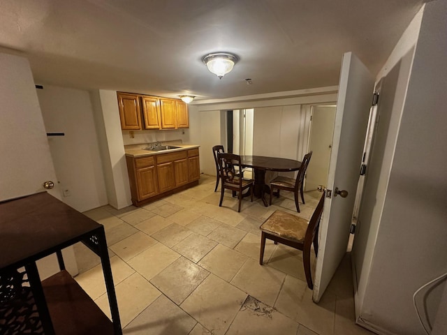 kitchen featuring sink