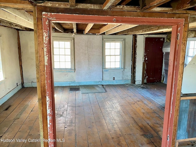 misc room featuring hardwood / wood-style flooring