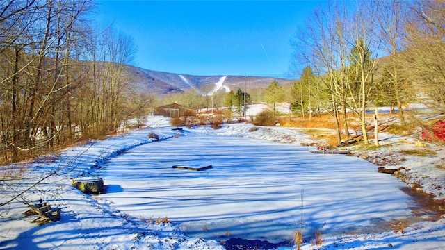 view of mountain feature