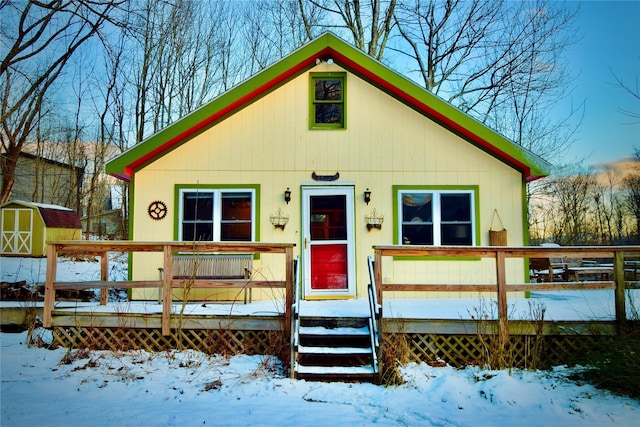 view of front of home