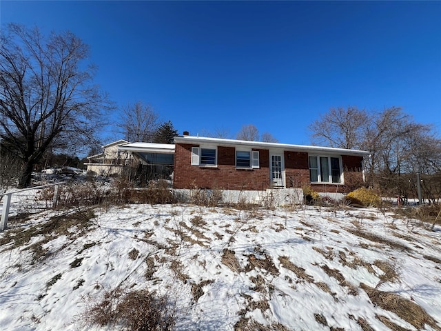 view of ranch-style house