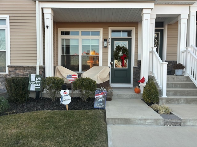 view of entrance to property