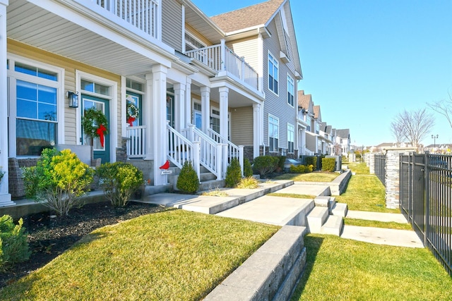 surrounding community featuring a lawn