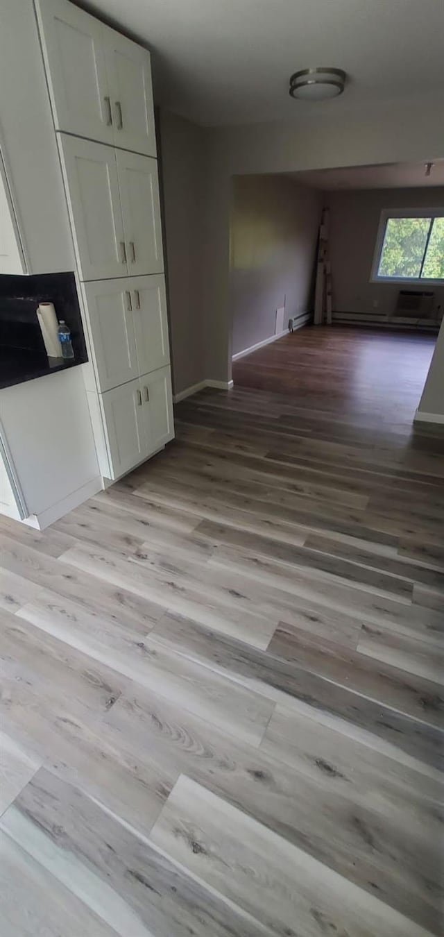 interior space featuring light hardwood / wood-style flooring