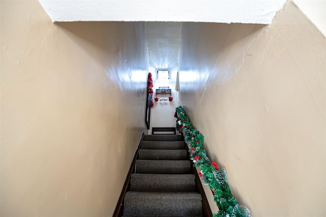 view of staircase