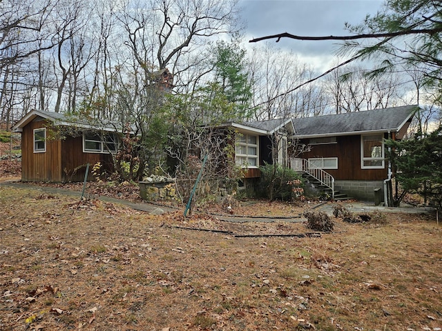 view of rear view of house