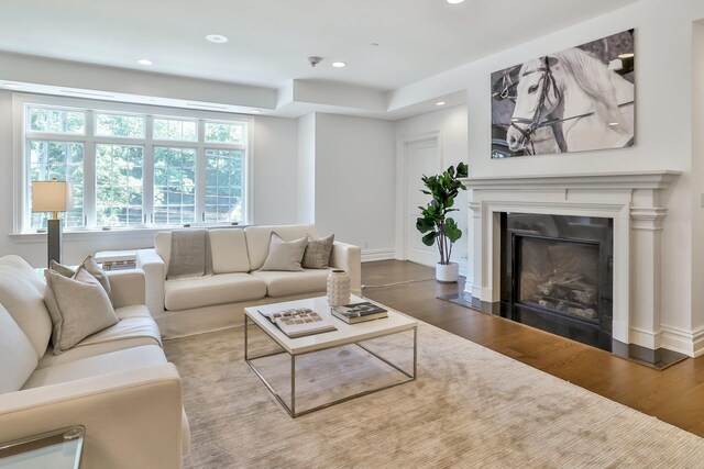 2 Weaver St Unit 3, Scarsdale, NY 10583 - living room with hardwood / wood-style flooring