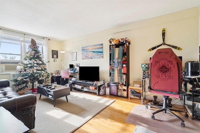 5635 Netherland Ave Unit 4E, Bronx, NY 10471 - living room with hardwood / wood-style floors