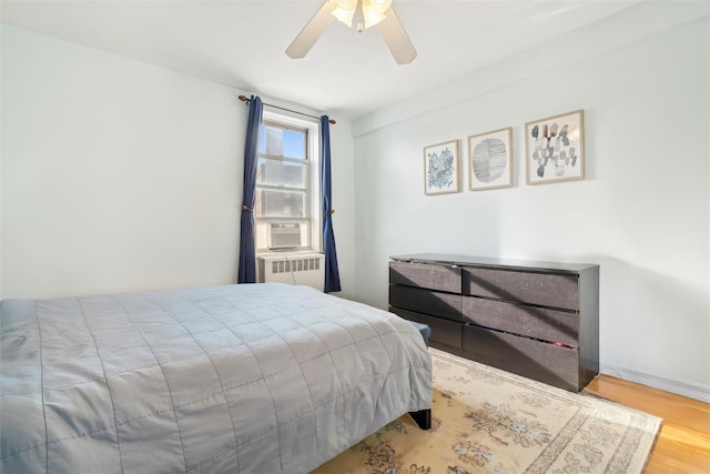 5635 Netherland Ave Unit 4E, Bronx, NY 10471 - bedroom with ceiling fan and hardwood / wood-style floors