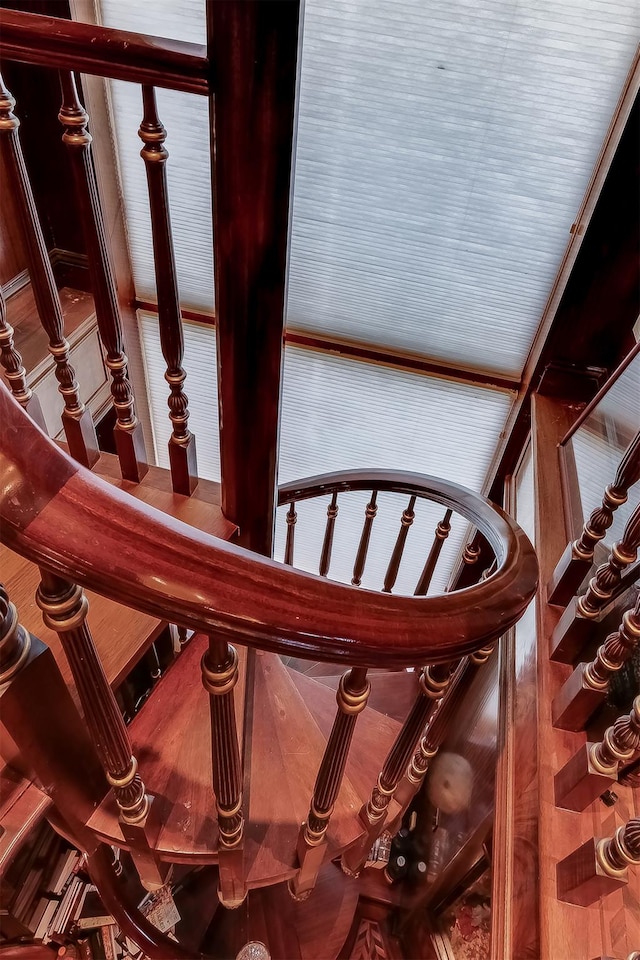 view of staircase