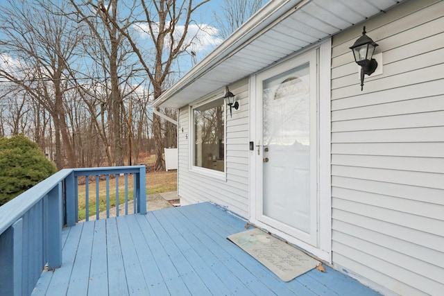 view of deck