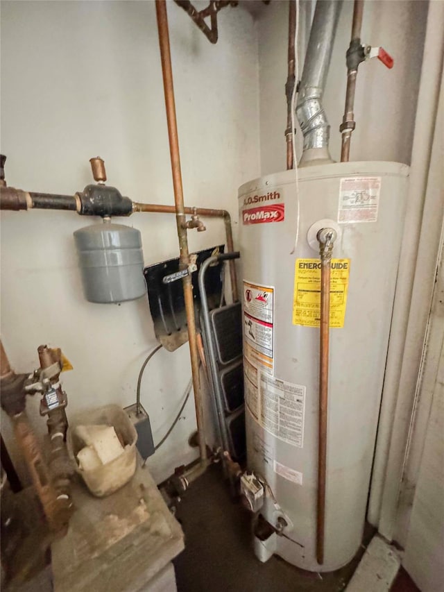 utilities with gas water heater