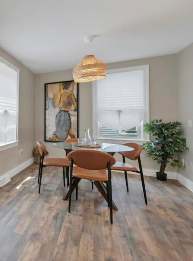 47 Prince St, Middletown, NY 10940 - dining area featuring baseboards and wood finished floors