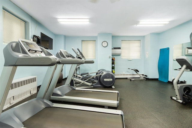 view of exercise room