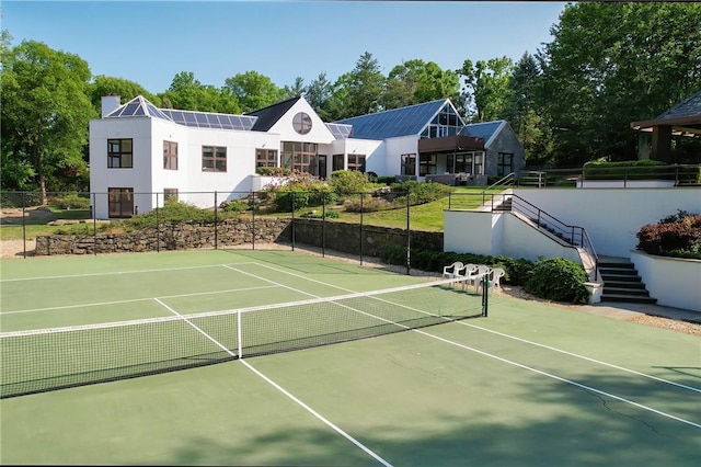 view of sport court