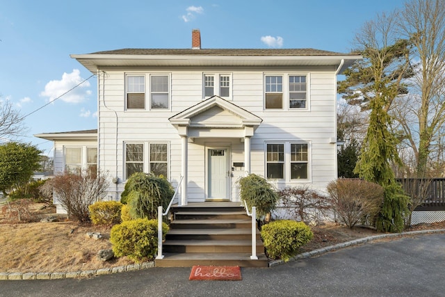 view of front of property