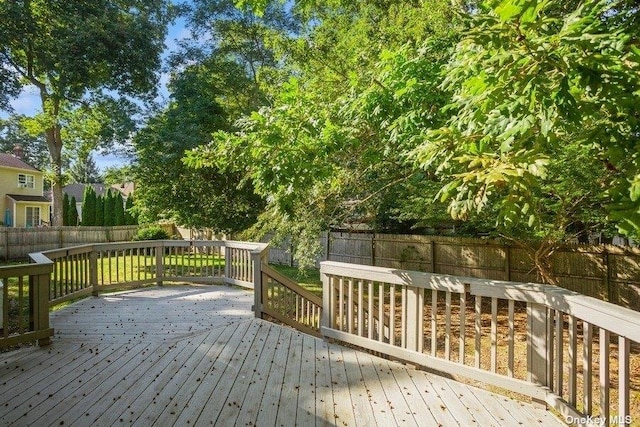 view of deck