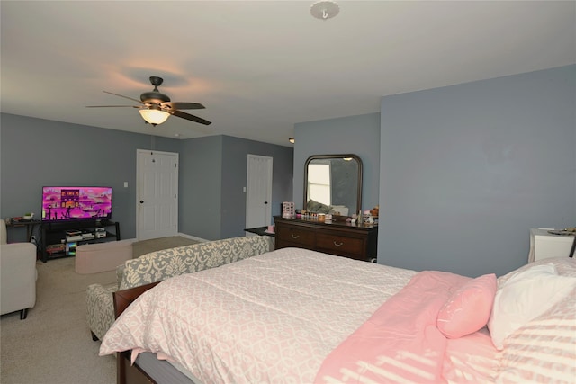 8 Maple Dr, Warwick, NY 10990 - bedroom featuring carpet and ceiling fan