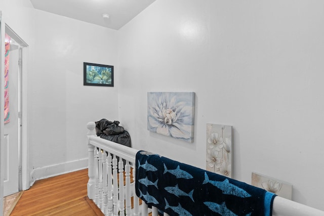 bedroom featuring wood-type flooring