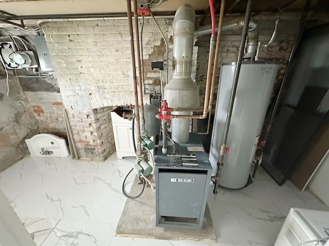 utilities with water heater