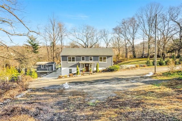 view of raised ranch