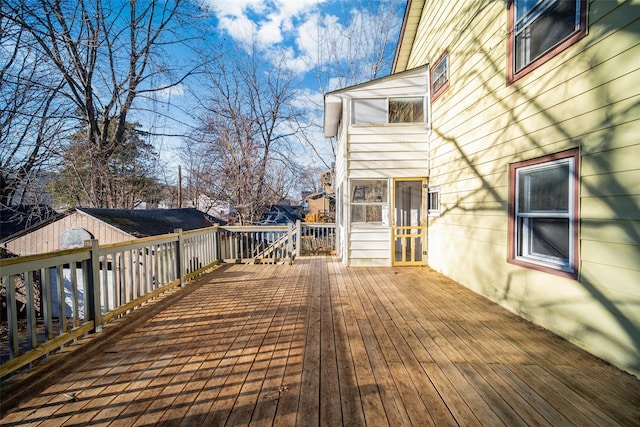 view of deck