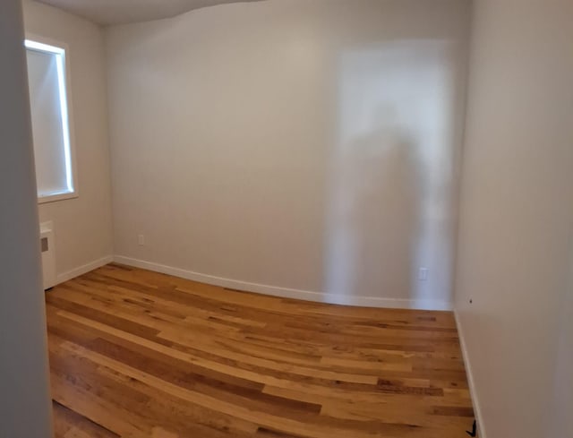 empty room featuring light hardwood / wood-style flooring