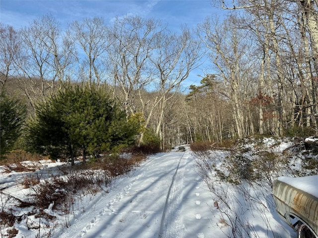 view of road