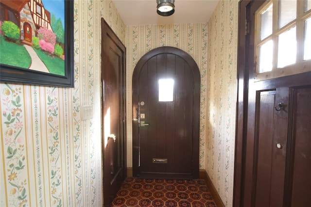 view of doorway to outside