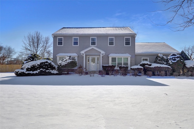 view of front of house