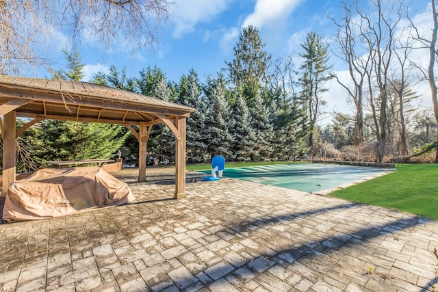 view of home's community with a gazebo