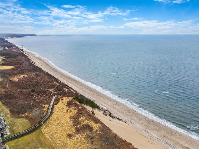 water view with a beach view