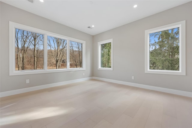 88 Byram Ridge Rd, Armonk, NY 10504 - empty room featuring baseboards, a wealth of natural light, and recessed lighting