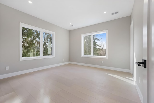 88 Byram Ridge Rd, Armonk, NY 10504 - empty room featuring recessed lighting, visible vents, and baseboards