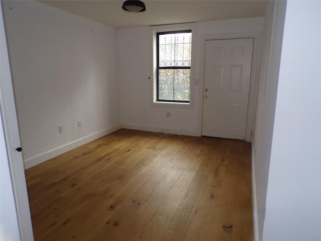 foyer with light hardwood / wood-style flooring