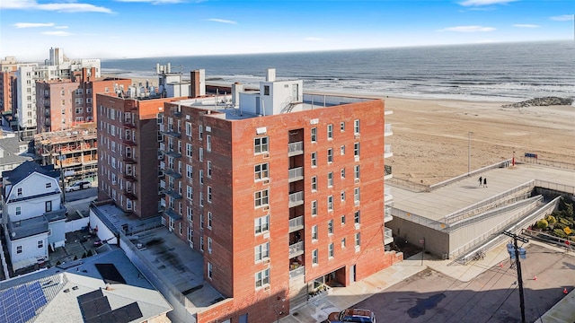 130 Bch 121st St Unit 2B, Rockaway Beach, NY 11694 - drone / aerial view of apartment complex and a large body of water