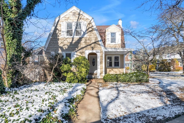 view of front of home