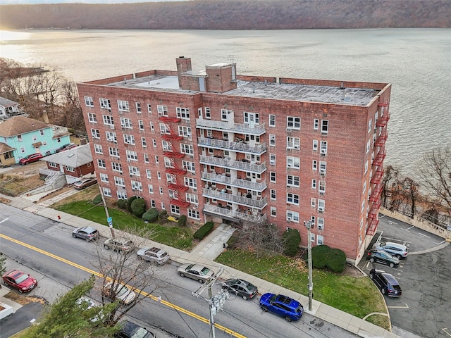 view of property featuring a water view