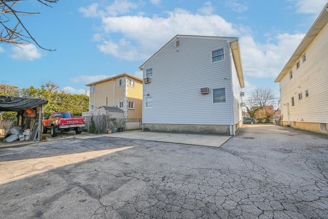 view of rear view of property