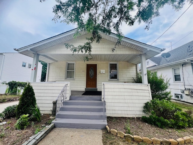 bungalow-style home with a porch