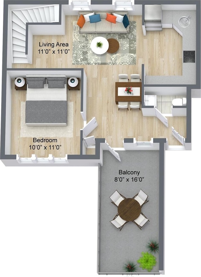 view of layout