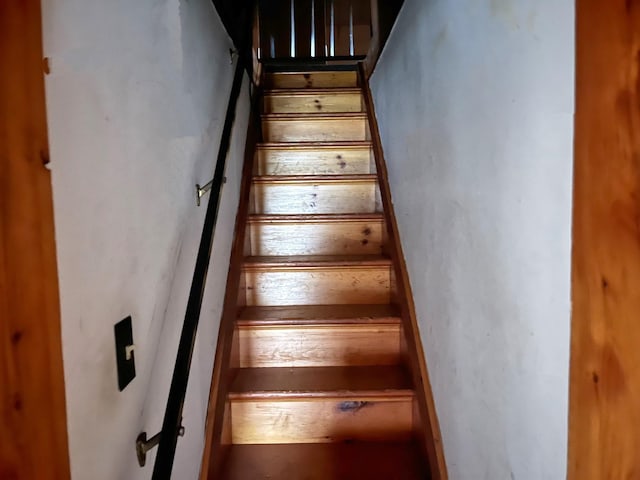 view of stairs