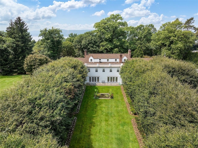 36 Revolutionary Rd, Briarcliff Manor, NY 10510 - view of subject property with a heavily wooded area
