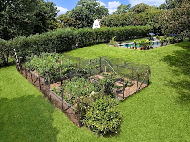 36 Revolutionary Rd, Briarcliff Manor, NY 10510 - view of grassy yard with a garden