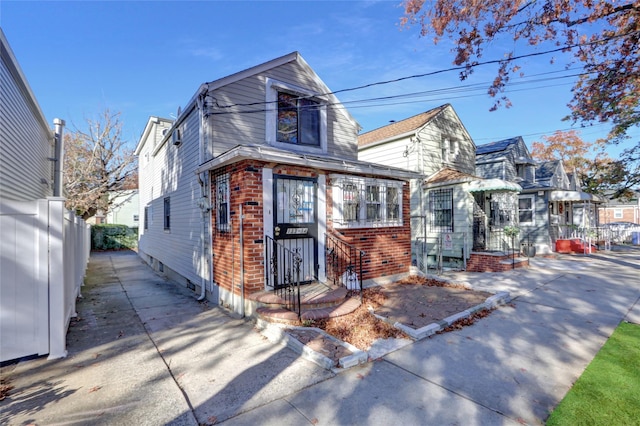 view of front of home