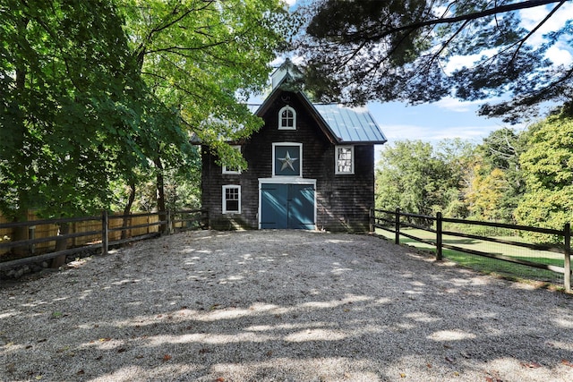 view of outbuilding