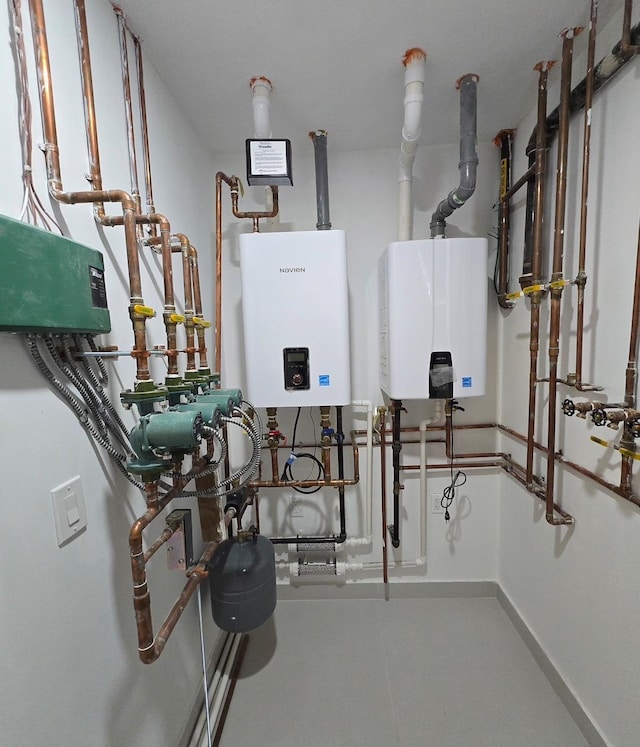 utilities with tankless water heater