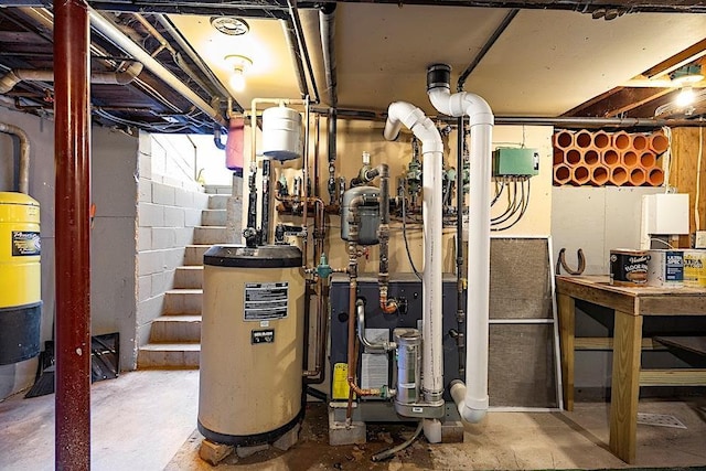 utilities with gas water heater