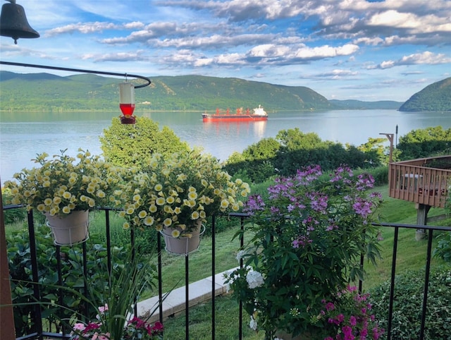 528 Barberry Ln, New Windsor, NY 12553 - water view featuring a mountain view